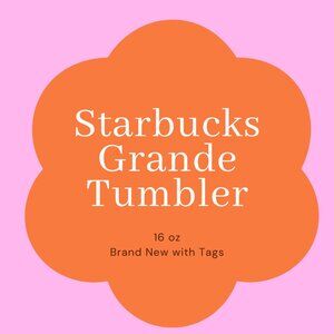 NWT Starbucks Grande Tumbler